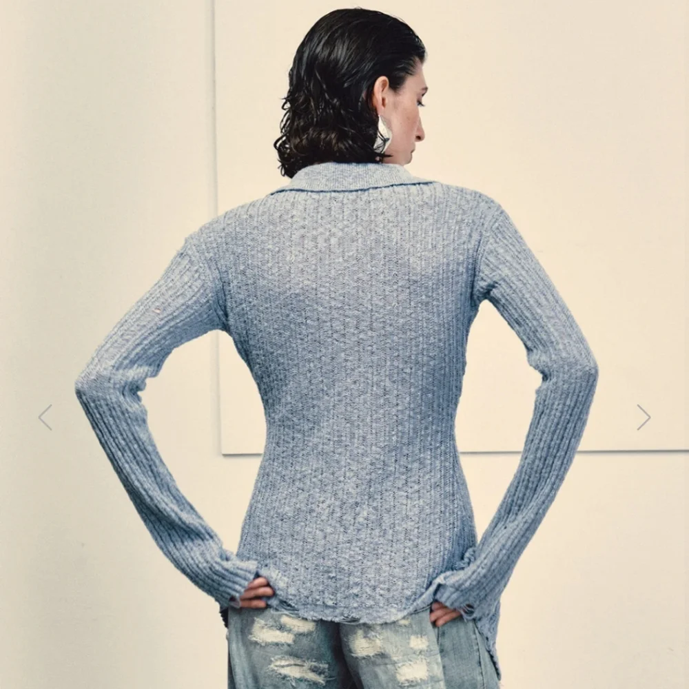 NWT URBAN REVIVO SKATER SKINNY KNITTED CARDIGAN - Picture 4 of 9